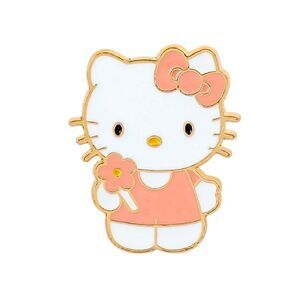 SALE Vintage Pink Hello Kitty Enamel Pin
